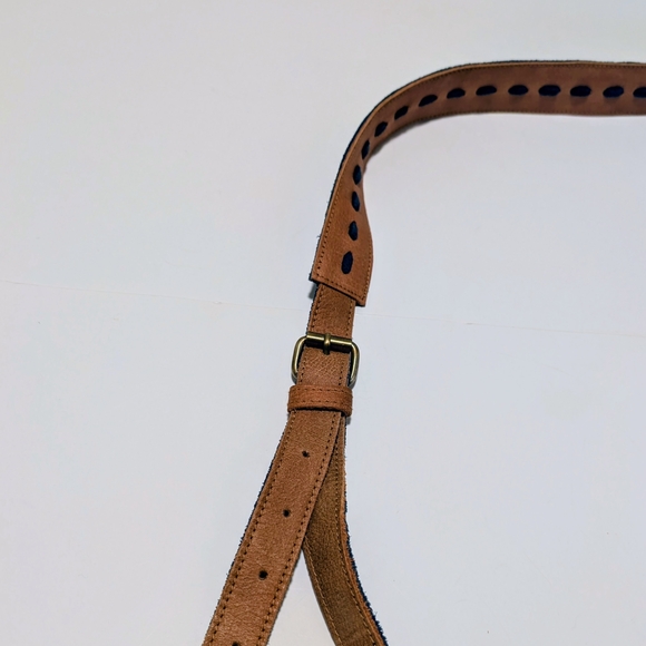 Anabaglish Teal Suede Leather Boho Purse - Picture 7 of 13